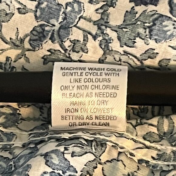 Post & Powell 100% Cotton Floral XL Lightweight Boho Ireland Button Dress Shirt - Picture 7 of 7